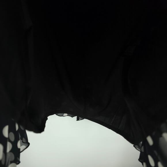 ASOS Curve Design Long Sleeve Polka Dot Dress Size 18 NWT - Picture 11 of 15